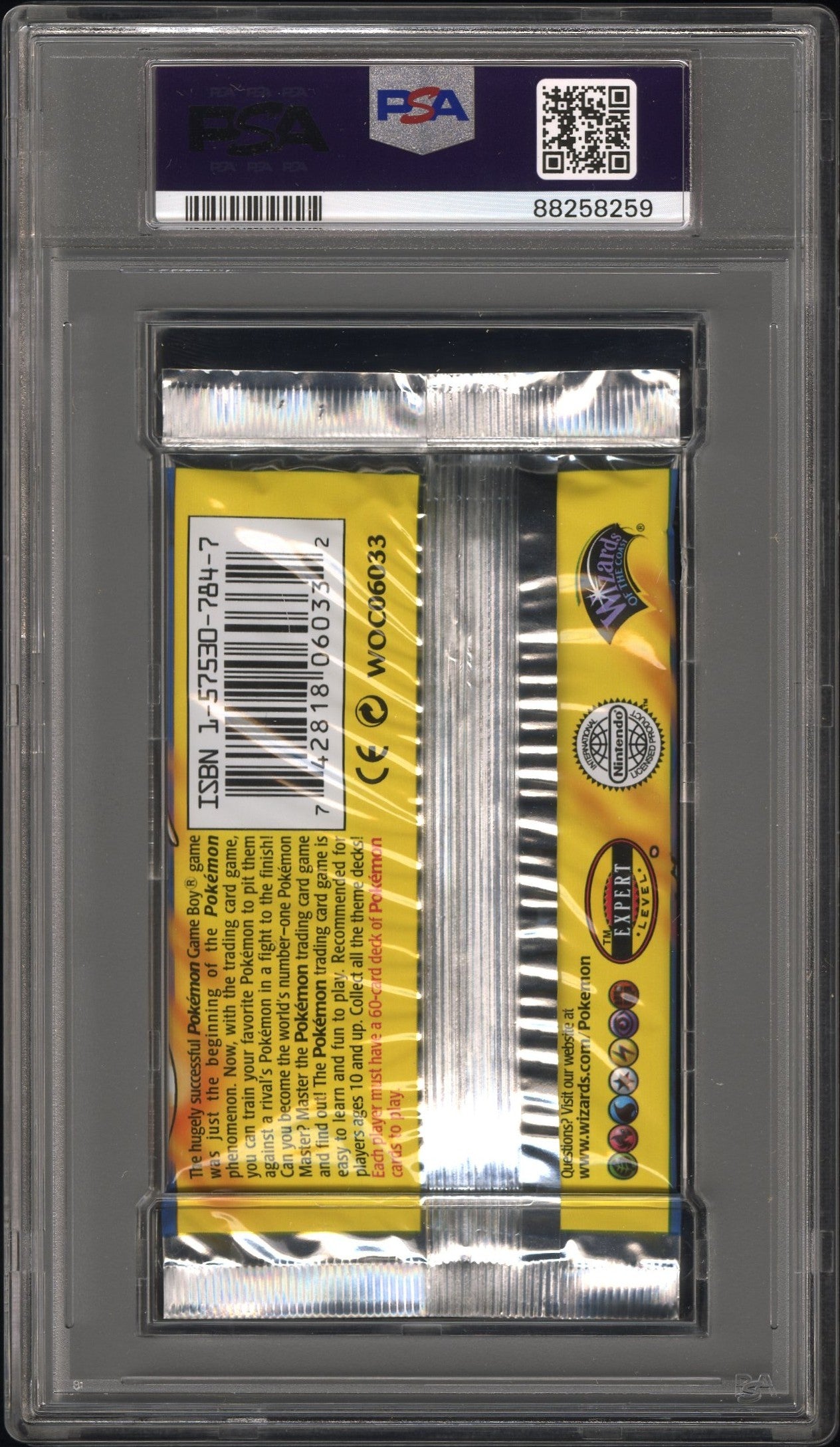 PSA 10 Pokemon 4th Print Base Set Pack 1999-2000 Charizard Artwork
