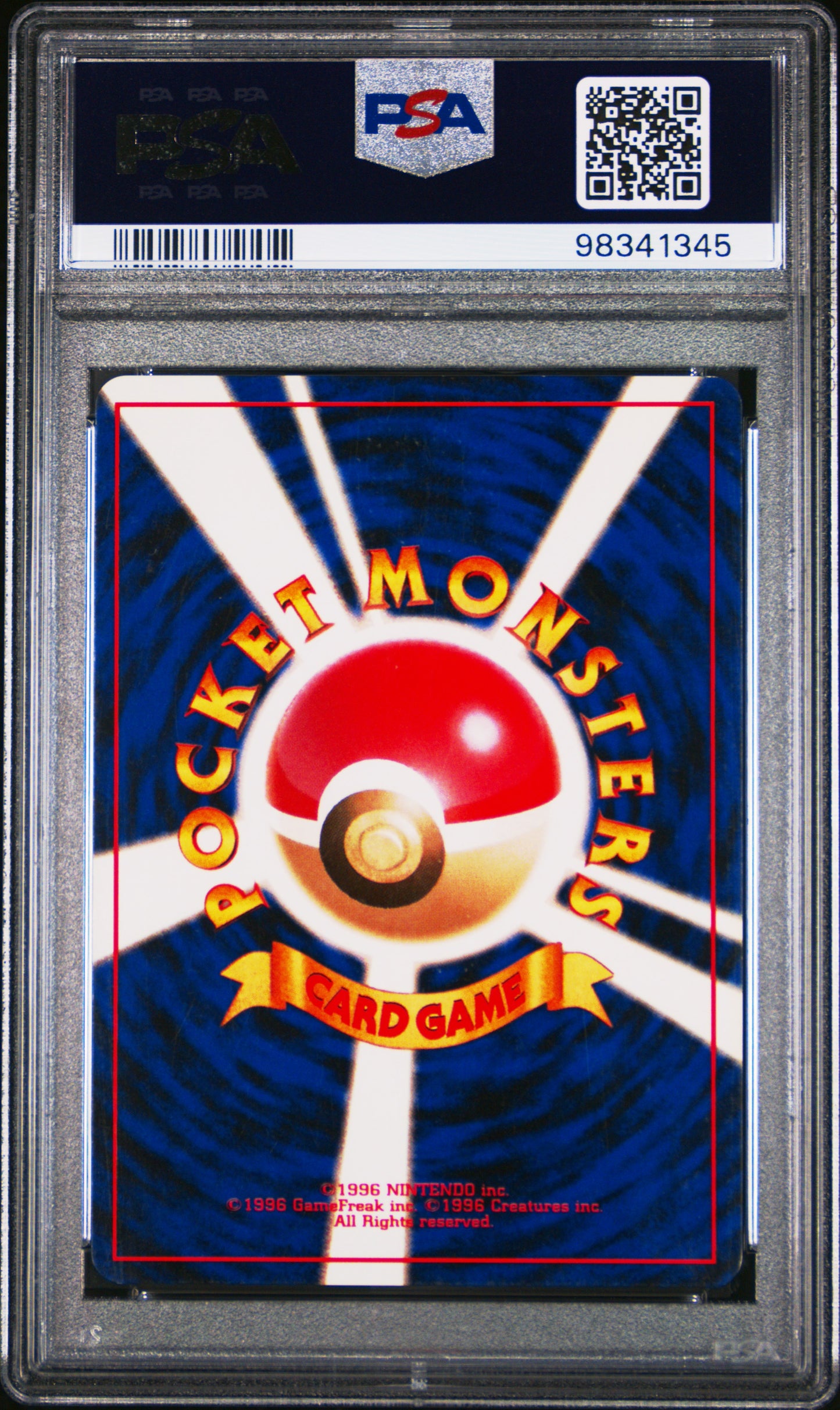 PSA 08 Japanese Pokemon 1998 Starter Red/Green Gift Set Zapdos Holo #145